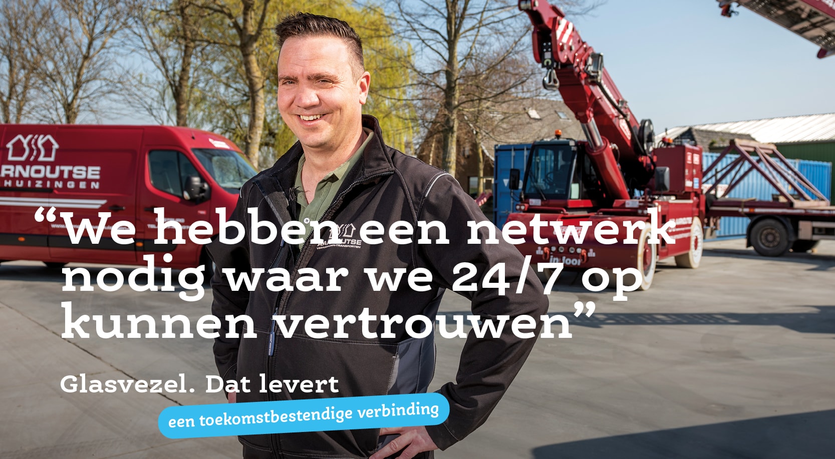 afbeelding over de toekomstbestendigheid van een glasvezel verbinding